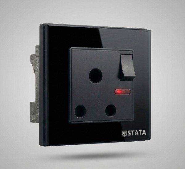 STATA 3-Pin AC Socket Round Pin