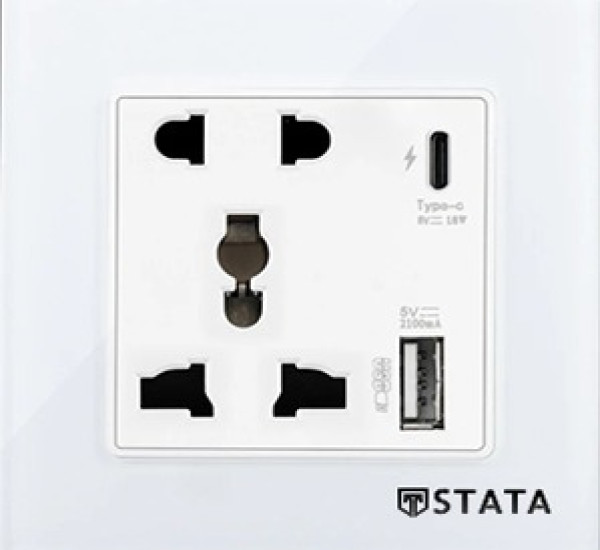 5 Pin Multi-Socket with Type-C & USB