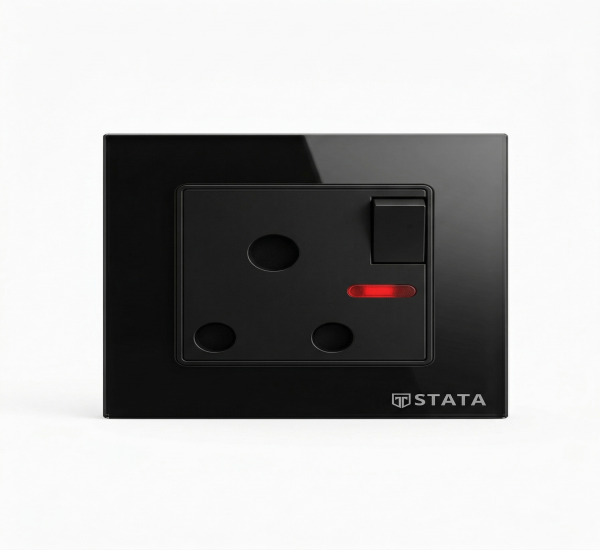 STATA 3-Pin AC Socket Round Pin