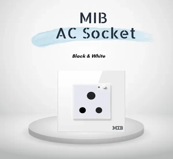 MIB 3 Pin AC Socket (Round Pin)