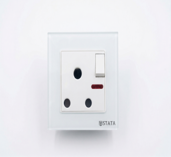 STATA 3-Pin AC Socket Round Pin