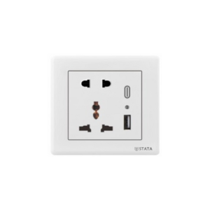 5 pin Multi Socket With Type-C and USB