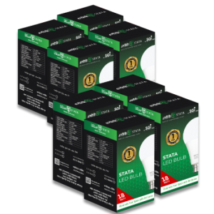 (8 PCS) STATA 18W LED BULB