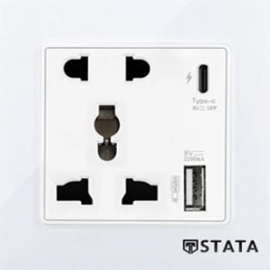 STATA 5-Pin Multi-Socket with Type-C & USB